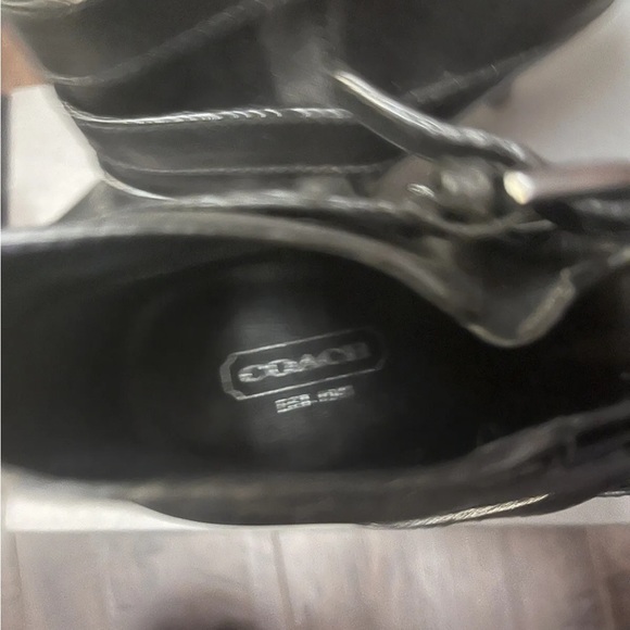 COPY - EUC Women's Coach Tessie Pull On Ankle Boots Booties Shoes Size 8 Black … - Picture 4 of 5